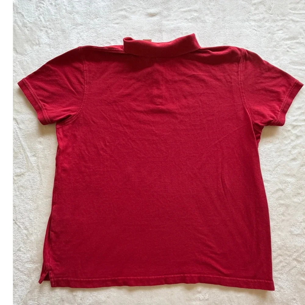 Levi's‎ Red Short Sleeve Standard Pique Polo Shirt Mens XXL Good